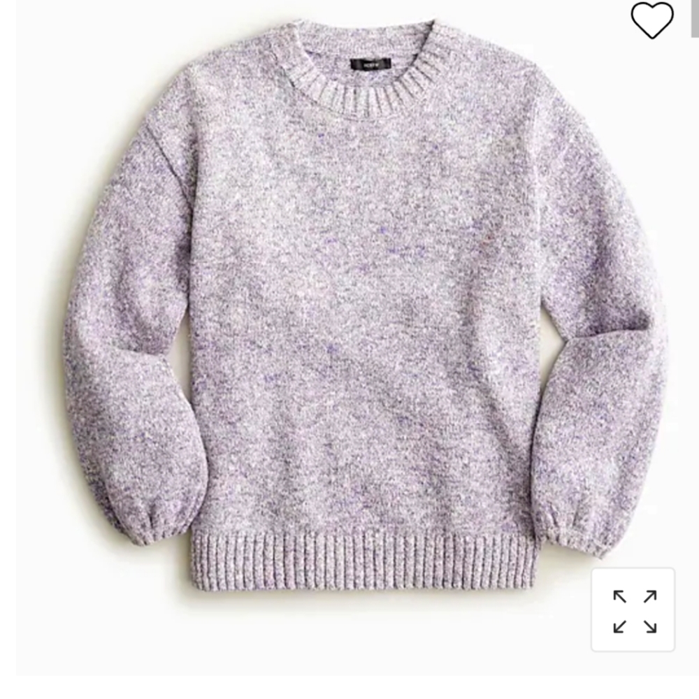 J.Crew bubble sleeve sweater
